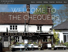 Tablet Screenshot of chequers-well.com